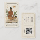 Recherche de de thérapeute cartes visite Bien être