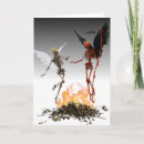 Recherche de diables vœux cartes Squelette