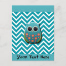 Recherche de chat et hibou cartes postales Pour elle