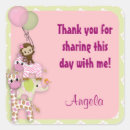 Recherche de singe de fille autocollants Girafe