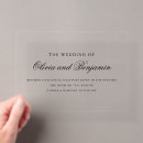 Recherche de transparent mariage invitations Luxe