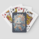 Recherche de yeux bleus jeux de cartes Fleurs