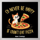 Recherche de pizza mignonne posters Amoureux de pizza