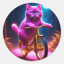 Zoek naar roze fietsen stickers Kat
