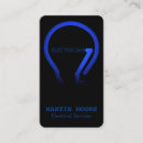 Recherche de ingénieur électrique cartes visite Logo