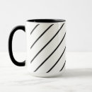 Recherche de lignes diagonales tasses Noir et blanc