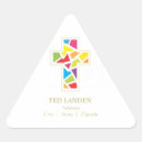 Recherche de triangle rouge autocollants Vert