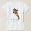 Recherche de girafes drôles tshirts Pour elle