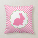 Recherche de silhouette lapin coussins Rose