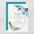 Recherche de bleu turquoise bar bat mitzvah invitations Violet