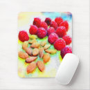 Recherche de nourriture saine tapis souris Aquarelle