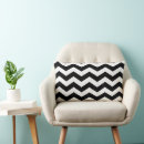 Recherche de zigzag noir et blanc coussins Simple
