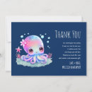 Recherche de octopus vœux cartes Mignon