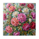 Recherche de pivoines carreaux Peinture