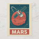 Recherche de planète mars cartes postales Univers