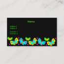 Recherche de carte de profil de papillon cartes visite Profile