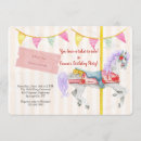 Recherche de carrousel vintage invitations Poney
