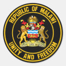 Recherche de drapeau du malawi autocollants Armoiries