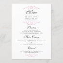 Recherche de élégant mariage menus Du dîner