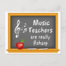 Recherche de carte musique cartes postales Teacher
