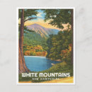 Recherche de montagnes blanches cartes postales New hampshire