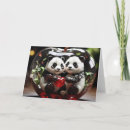 Recherche de ours panda rouge vœux cartes Cœurs