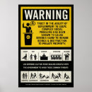 Recherche de avertissement posters Drôle