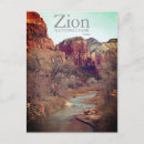 Recherche de zion national park cartes postales Usa