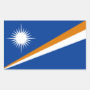 Recherche de marshall autocollants Drapeau des îles marshall