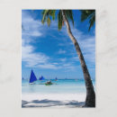 Recherche de plage blanche cartes postales Philippines