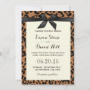 Recherche de léopard mariage invitations Fourrure