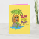 Recherche de sirène mignonne vœux cartes Plage