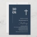 Recherche de religieux baptême invitations Bleu