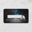 Recherche de transport et fret cartes visite Client(e)