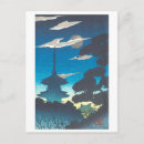 Recherche de lune vintage cartes postales Antique
