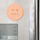 Recherche de couleurs pastel magnets Orange