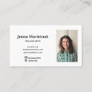 Recherche de pinterest cartes visite Minimaliste