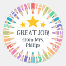 Recherche de travail manuel autocollants Teacher