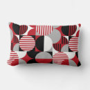 Recherche de gris noir rouge coussins Contemporain