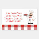 Recherche de chef italien autocollants Spaghetti