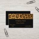 Recherche de léopard noir cartes visite Maquilleur