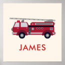 Recherche de camions pompiers posters Pour enfants