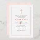 Recherche de première moderne petite communion invitations Religieux
