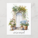 Recherche de aquarelle florale cartes postales Nouvelle maison