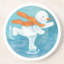 Zoek naar grappige sneeuwman onderzetters Vakantie