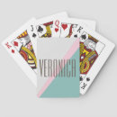 Recherche de géométrique jeux de cartes Girly