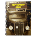 Zoek naar auto notitieboeken Retro