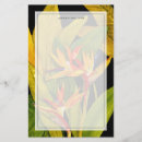 Zoek naar vogels briefpapier Tropische bladeren