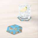 Zoek naar blauwe aqua onderzetters Verjaardag