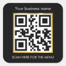 Recherche de de café restaurant autocollants Code qr